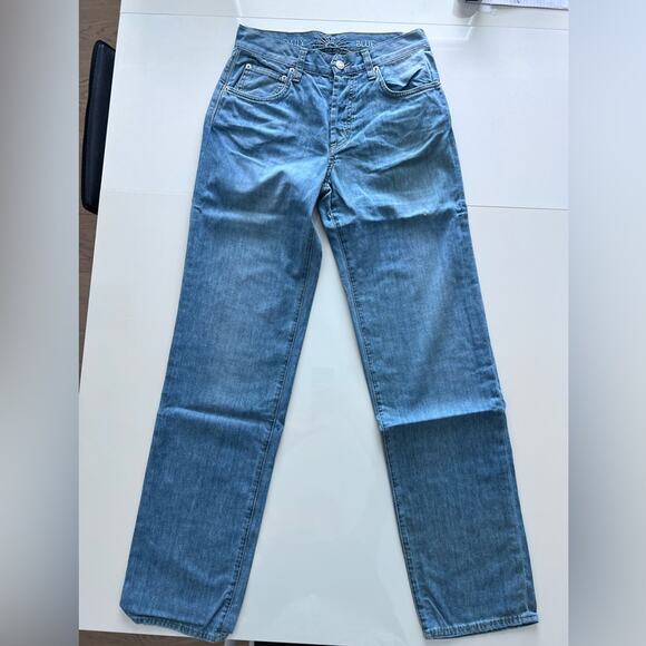 NWT $319 DAILY BLUE by ADRIANO GOLDSCHMIED MOOD relaxed straight jeans 27 - Picture 4 of 11